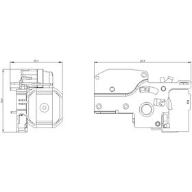Siemens 3VW9011-0AF04 1250-1600A Motor Mekanizması