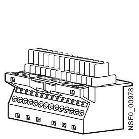 Siemens 3WA9111-0AB01 3WL Kumanda Devresi Prizi