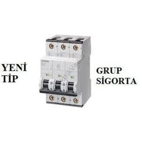 Siemens 3x20 Amper K Otomat C Tipi 6ka 5sl Serisi Sigorta