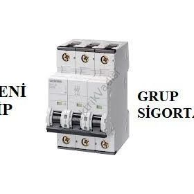 Siemens 3x20 Amper K Otomat C Tipi 6ka 5sl Serisi Sigorta