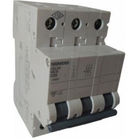 Siemens 3X20A C/6KA W Otomatik Sigorta