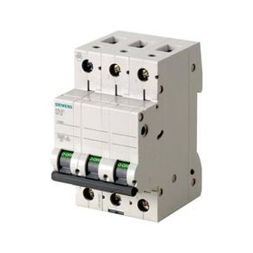 Siemens 3X63A C/6KA W Otomatik Sigorta