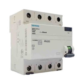 Siemens 4 Faz 30 Ma 25 Amper Kaçak Akım Koruma Rölesi