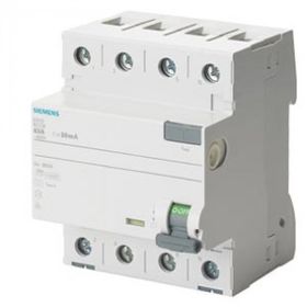 Siemens 40A 300mA 230V 3Faz Nötr Kaçak Akım Rölesi