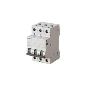 Siemens 5SL4306-7 3 Fazlı 6A C Tipi (Yavaş Karakterli) 6kA Anahtarlı Otomatik Sigorta