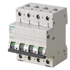 Siemens 5SL4606-7 3 Faz ve Nötr Kesmeli 6A C Tipi (Yavaş Karakterli) 6kA Anahtarlı Otomatik Sigorta