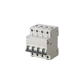 Siemens 5SL4606-7 3 Faz ve Nötr Kesmeli 6A C Tipi (Yavaş Karakterli) 6kA Anahtarlı Otomatik Sigorta