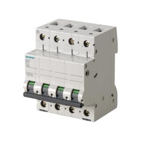 Siemens 5SL4610-7 3 Faz ve Nötr Kesmeli 10A C Tipi Yavaş Karakterli 6kA Anahtarlı Otomatik Sigorta