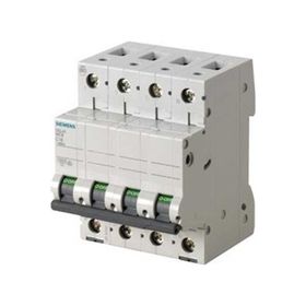 Siemens 5SL4610-7 3 Faz ve Nötr Kesmeli 10A C Tipi Yavaş Karakterli 6kA Anahtarlı Otomatik Sigorta