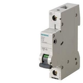 Siemens 5SL6105-7 6kA 0.5A 1 Fazlı C Tipi Yavaş Karakterli Anahtarlı Otomatik Sigorta