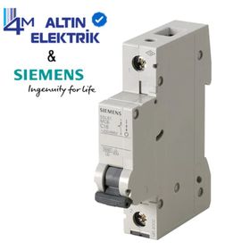 Siemens 5SL6125-6YA B 25A 1Faz 6kA 70 mm Otomatik Sigorta