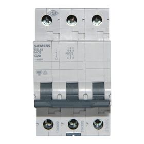 Siemens 5SL6320-7YA 6kA 3x20A NC Otomatik Sigorta