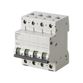 Siemens 5SL6606-7 3 Fazlı+Nötrlü 6A C Tipi Yavaş Karakterli 6kA Kesmeli Anahtarlı Otomatik Sigorta