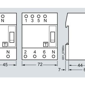 Siemens 5SM3345-0 30 mA 3x125 A Hata AkımIı Koruma Anahtarı