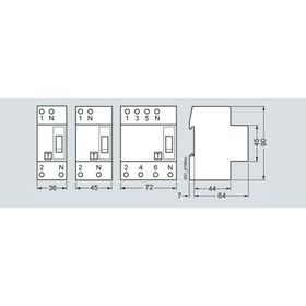 Siemens 5SM3345-0 30 mA 3x125 A Hata AkımIı Koruma Anahtarı
