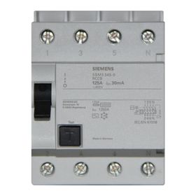 Siemens 5SM3345-0 30 mA 3x125 A Hata AkımIı Koruma Anahtarı
