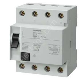 Siemens 5SM3345-6 125A 30mA 400V 3Faz Kaçak Akım Rölesi