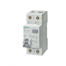 Siemens 5SU1353-1KK06 C 6A 4.5kA 240V 30mA Kaçak Akım Koruma Röleli N Otomat