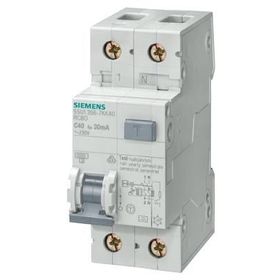 Siemens 5SU1353-1KK06 C 6A 4.5kA 240V 30mA Kaçak Akım Koruma Röleli N Otomat