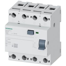 Siemens 5SV3345-6 30 mA 3X125 A Kaçak Akım Koruma Rölesi