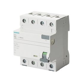 Siemens 5SV3347-6 Trifaze 3 Faz+Nötr 80A 30mA 400V A Tipi Kaçak Akım Koruma Rölesi