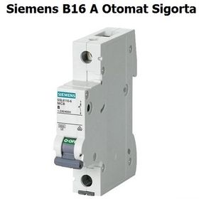 Siemens B16 16 Amper Otomat Sigorta