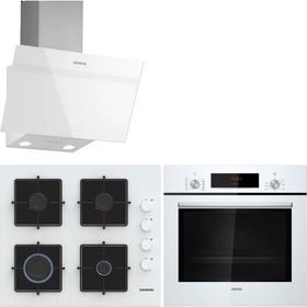 Siemens HB012FBW1T - EO6C2PP30O - LC63KPJ20T Beyaz 3'lü Ankastre Set