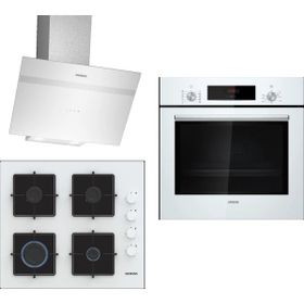 Siemens HB012FBW1T - EO6C2PP30O - LC64KPJ20T Beyaz 3'lü Ankastre Set