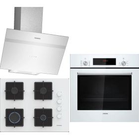 Siemens HB012FBW1T - EO7C2PP30O - LC64KPJ20T Beyaz 3'lü Ankastre Set