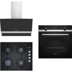 Siemens HB514FBR0T - EO6C6PB11O - LC65KAJ60T 3'lü Siyah Ankastre Set