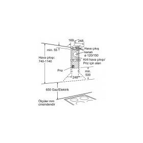 Siemens LC40955 Ankastre Davlumbaz