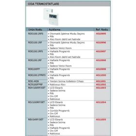 Siemens RDE100-1-RF Dijital Oda Termostatı