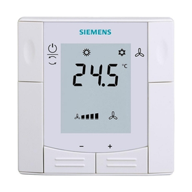 Siemens RDF302 İki - Dört Borulu Dijital Fan Coil Termostatı