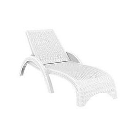 Siesta 860 Fıjı Beyaz Şezlong
