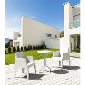 Siesta Contract Box Beyaz İkili Koltuk