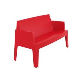 Siesta Contract Box Kırmızı İkili Koltuk