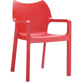 Siesta Contract Kırmızı Sandalye