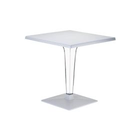Siesta Ice 60x60 cm Kare Masa Bahçe Mobilyası