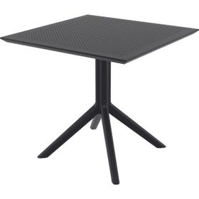 Siesta Sky Kare Siyah 80-80 cm Masa