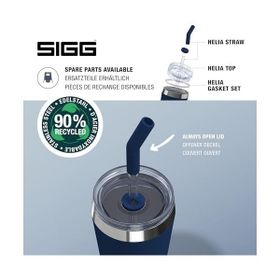 Sigg 6015.80 Helia Koyu Mavi 0.60 lt Çelik Termos
