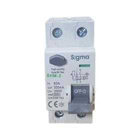 Sigma 2X63A 300MA 5'li Kaçak Akım Rölesi