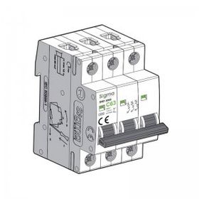 Sigma 3SM310C SND 3000 10A 3 Kutuplu Otomatik Sigorta