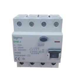 Sigma 4X100A 300MA 5'li Kaçak Akım Rölesi