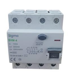 Sigma 4X100A 300MA 5'li Kaçak Akım Rölesi