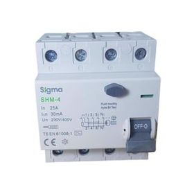 Sigma 4X25A 30MA 5'li Kaçak Akım Rölesi