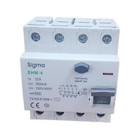 Sigma 4X32A 300MA 5'li Kaçak Akım Rölesi