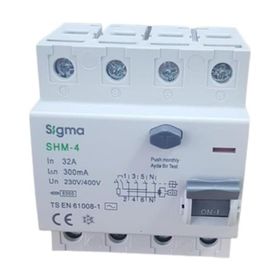 Sigma 4X32A 300MA 5'li Kaçak Akım Rölesi