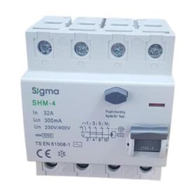Sigma 4X32A 300MA 5'li Kaçak Akım Rölesi
