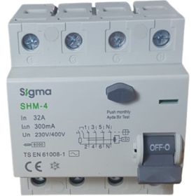 Sigma 4X32A 300MA Kaçak Akım Rölesi