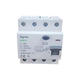 Sigma 4X40A 300MA 5'li Kaçak Akım Rölesi
